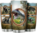 winorax Dinosaur Tumbler Dinosaurs Lover Gifts Cup Double Wall Vacuum Insulated Tumbler 20oz Dino Coffee Travel Mug Cups Birthday Christmas Fathers Day Cup Gift For Men Women Kids Teen Boys