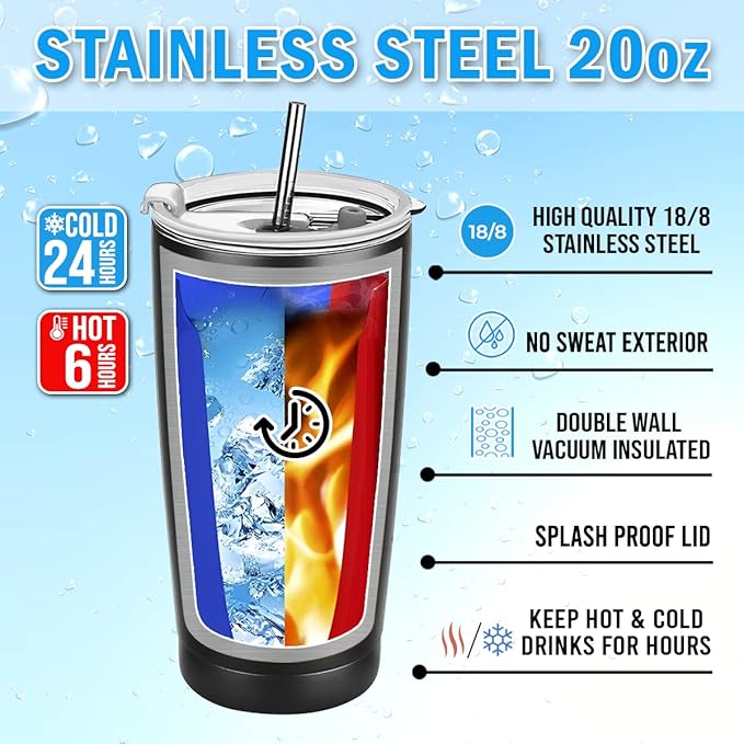 winorax Viking Gifts For Men Dad Nordic Vikings Tumbler 20oz Stainless Steel Insulated Tumblers Coffee Travel Mug Cup Gift For Fathers Day Birthday Christmas