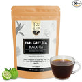 Tealeaf & Co. Earl Grey Black Tea Blended with Bergamot Extract (Loose Leaf Form) - Premium Sweet & Sour Flavored Tea - Contains Low Caffeine - Upto 50 Servings (3.52oz/100gm)