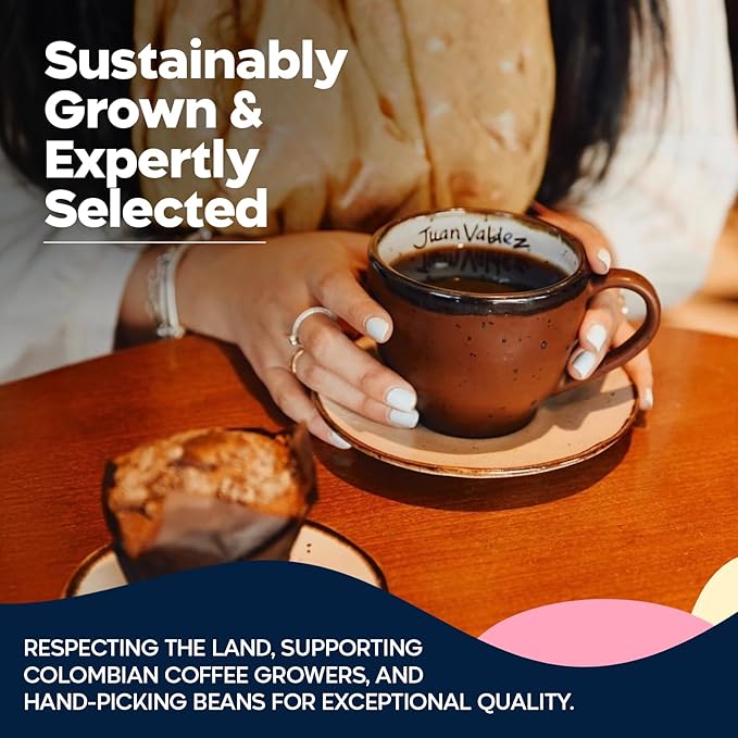 Juan Valdez Mujeres Cafeteras Whole Bean Coffee - Medium Roast Coffee Beans | 100% Colombian Coffee | 16 oz / 454 gr | A balanced coffee with flashes of sweet vanilla, cherry, blackberry and caramel notes