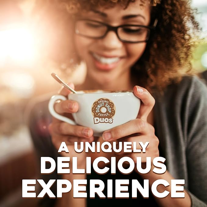 The Original Donut Shop Duos Nutty + Caramel Keurig Single-Serve K-Cup Pods, Medium Roast Coffee, 96 Count