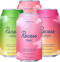 Recess Mood Magnesium & Adaptogen Drink, Relaxation Beverage, 12 Ounce (Variety Pack, 12 Pack)