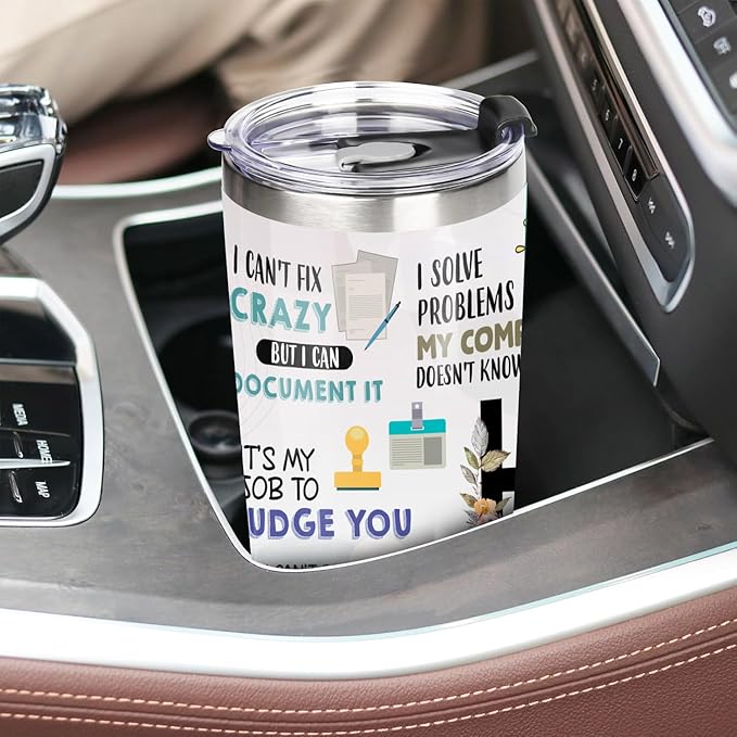 Hurman Resources Tumbler - Stainless Steel 20oz Straw Lid, HR Gifts For Women Men, Human Resources Professional Day Gifts For Coworkers Funny, HR Coffee Cups For Employees Staffs (HR05)