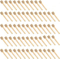 100 PCS Wooden Honey Dipper Sticks, 3 Inch Honey Sticks Mini Honeycomb Sticks, Mini Honey Dipper Honey Stirrers for Honey Jar Dispense Drizzle Honey and Wedding Party Favors Gift