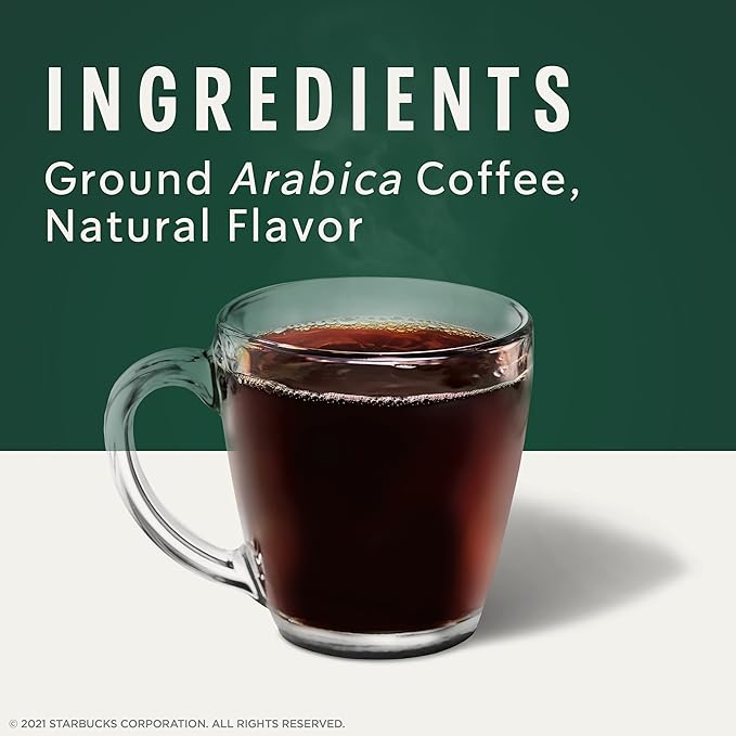 Starbucks K-Cup Coffee Pods, Flavored Hot or Iced Coffee, Crème Brûlée, 60 Keurig Pods