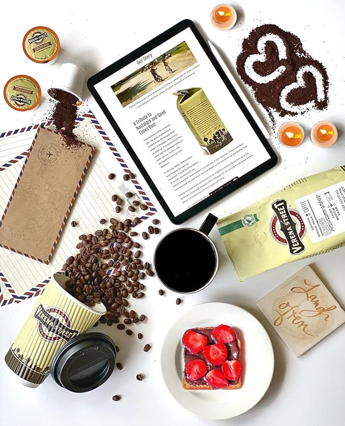 Verena Street 12 Ounce Ground Coffee, Light Medium Roast, Lock & Dam 11, Rainforest Alliance Certified Arabica Coffee