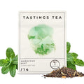 Tastings Tea Moroccan Mint Loose Leaf, 2 oz | Chinese Green Tea & Peppermint Blend | Light Caffeine | Crisp & Refreshing for Natural Digestion | Small Batch & Sustainably Sourced | Resealable Pouch