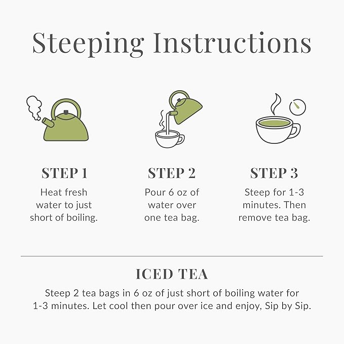 The Republic of Tea - Decaf Wild Berry Plum Green Tea, 50 Tea Bags, Tin | Fruit Tea | Decaffeinated