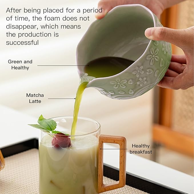 Matcha Whisk Set, 8 Pcs Matcha Set Includes Matcha Bowl, Matcha Whisk And Holder, Sifter, Bamboo Blender, Scoop, Scoop Rest And Tea Towel, Christmas Gifts For Tea Ceremony Lovers (purple)