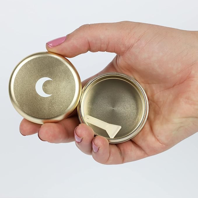 Brando Moon Champagne Gold Pocket Storage Case Container Smell Proof and Air Tight - Easy to Carry and Best Way to Preserve Coffee