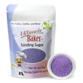 Ultimate Baker - Sanding Sugar, Purple - Vibrant, Naturally Colored Baking & Decorating Sugar, Perfect for Sprinkling on Cakes, Desserts & Confections, Medium Crystal - 4oz