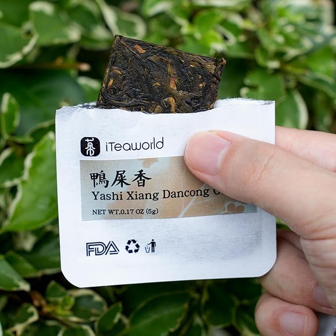 iTeawolrd Floral Cold Brew Tea - Iced Tea Sampler,7 flavors Classic Floral Loose Leaf Teas, Dancong Oolong,Jasmine Green Tea, Makes Cold Brew Iced Drink or Hot - Whole Leaf | 14 Bags (2.47oz)