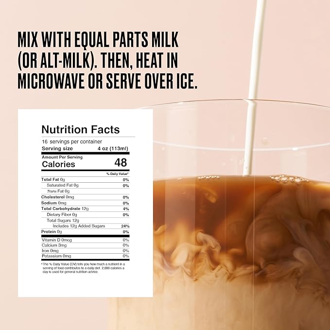 Kolkata Chai - Masala Chai Concentrate for Chai Tea Latte, 64oz Microbrewed Premium Organic Black Tea and Spices, Vegan, Gluten Free, All Natural, Makes 16 servings