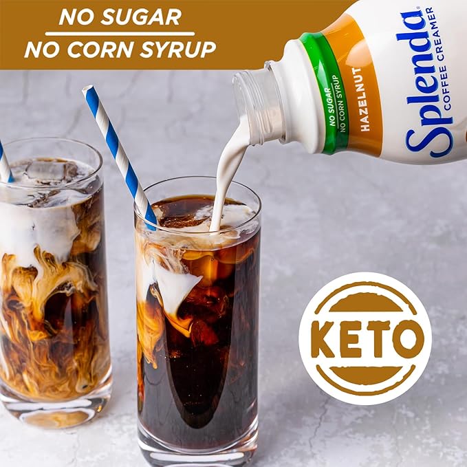 SPLENDA Sugar Free Hazelnut Coffee Creamer, 32 Fl Oz.