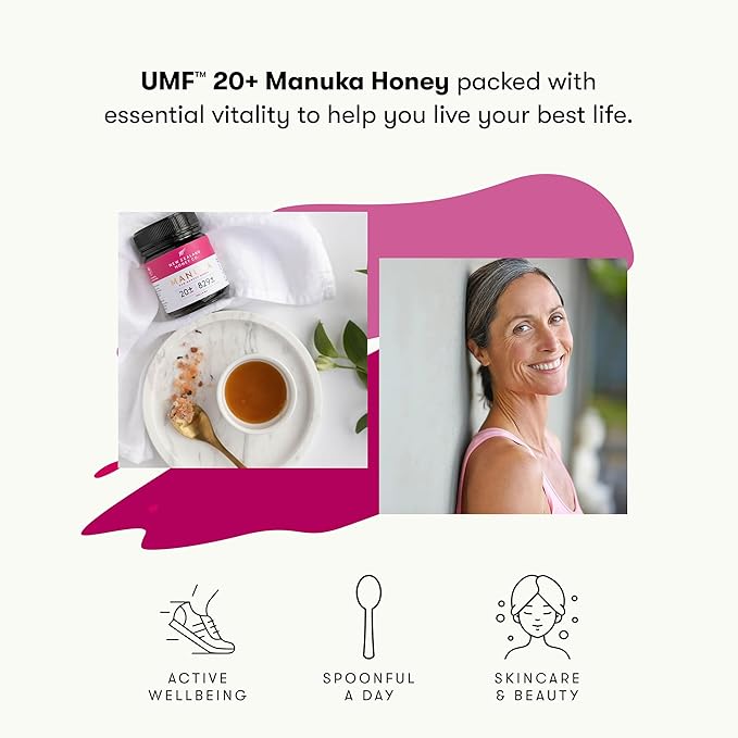 New Zealand Honey Co. Raw Manuka Honey UMF 20+ / MGO 829+ | UMF Certified Raw Medical Grade Honey | 8.8oz