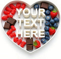 Customazible Heart Shaped Box Form Tray – Reusable Plastic for Treats, Charcuterie Boards, Cake Pops, Candy | Valentine's Day, Parties, Special Occasions - 10" & 13"