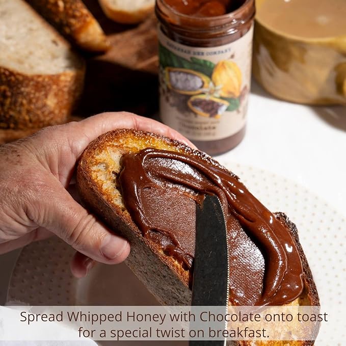 Savannah Bee Company Whipped Honey - All Natural Spreadable Honey (3 Ounce (Pack of 1), Chocolate)