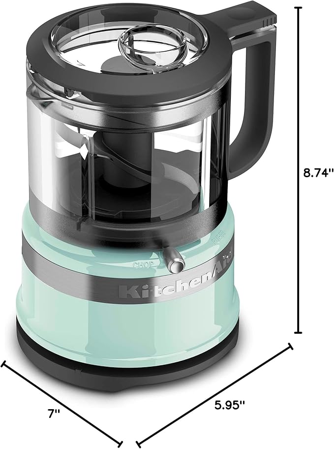 KitchenAid KFC3516IC 3.5 Cup Food Chopper, Ice Blue