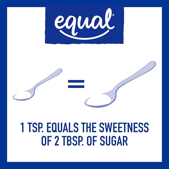 EQUAL 0 Calorie Sweetener, Powdered Aspartame and Acesulfame-K Sweetener, Zero Calorie Sugar Alternative, Erythritol Free, 1 Pound Bulk Bag (Pack of 6)