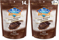 Blue Diamond Almonds Oven Roasted Dark Chocolate Flavored Snack Nuts, 14 Oz Resealable Bag (Pack of 2)