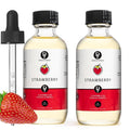 Dolce Flav Strawberry Extract – 2 Ounce Oil-Soluble Kosher, Sugar-Free, Concentrated Berry Flavor for Candy, Chocolates & Desserts, Includes Measured Dropper, Pack of 2