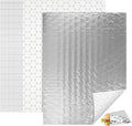 EcoDispose Pre-Cut Insulated Foil Sandwich Wrap Sheets for Hot Food, Grease-Resistant, 10 x 14 Inches, 500 PCS