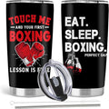 Boxing Gifts for Men, Boxing Gifts, 20oz Stainless Steel Tumbler with Lid Straw