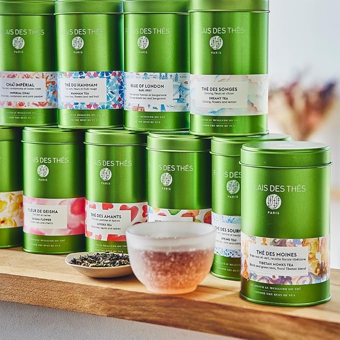 Palais des Thés - Tea of Lords - Earl Grey Black Tea & Bergamot - Premium Loose Leaf, Serves 20-25 Cups - 3.5oz Tin