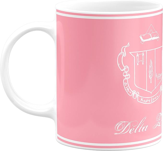 Delta Zeta Ceramic Coffee Mug 11 OZ Tea Cup (Delta Zeta - 2)