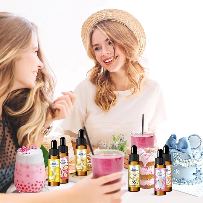 Strawberry Flavoring Extract – 1 fl oz Concentrated Food Flavoring Oil for Baking, Candy Making, Lip Gloss & Desserts, with Glass Dropper