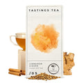 Tastings Tea Cinnamon Ginger Loose Leaf, 8 oz | Winter Warming Herbal Spice Blend for a Seasonal Brew | Natural Antioxidants for Wellness | Small Batch & Sustainably Sourced | Resealable Pouch