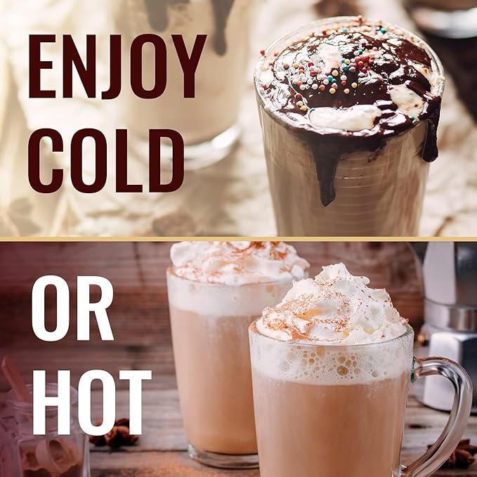 Hills Bros. Frappés Instant Drink Mix – Indulgent Café-Style Beverage – Gluten-Free, Kosher-Certified – Easy to Make Hot or Cold – Premium, Rich Taste, Gourmet Coffee Experience – Salted Caramel, 2.3 oz ( Pack of 12 )