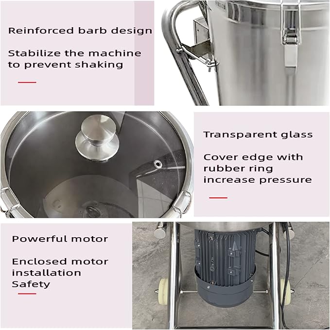 Commercial Food Cutter and Food Processor,Meat Chopper Machine Stainless Steel Universal Food Mixer Vegetable Industrial Fruit Blender,Vegetable Blender,Animal Feed Cutter & Mixer for Farm (32L)