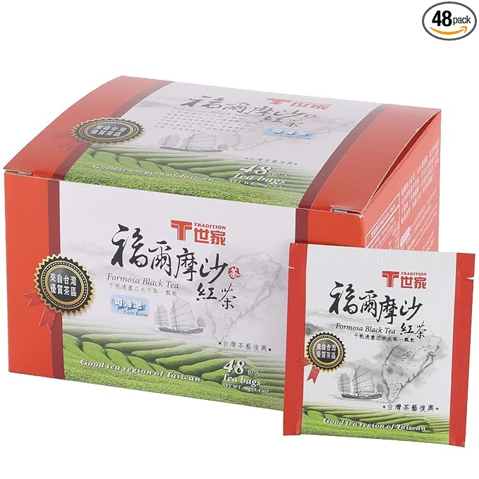 T TRADITION Formosa Black Tea 48 Packs