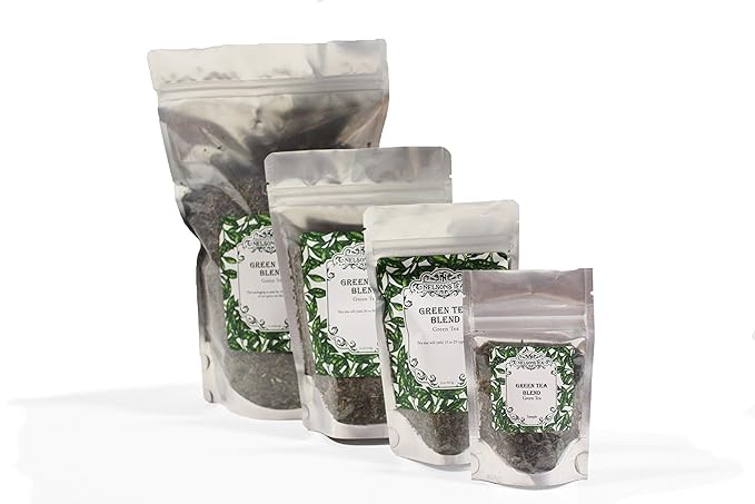 Nelson's Tea - Blackberry Mint - Black Loose Leaf Tea - Black tea, gunpowder tea, peppermint leaf, blackberry leaf, marigold petals, and sage - 3.2 oz