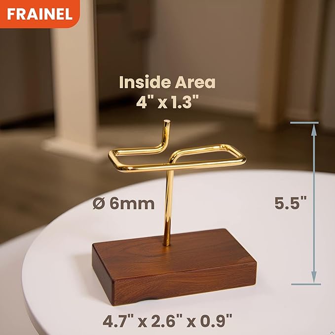 Walnut Wood Coffee Filter Holder, Cone Coffee Filter Paper Stand, Coffee Paper Storage Container for Counter, Bar Accessory, Table Decor | Compatible with V60#01#02