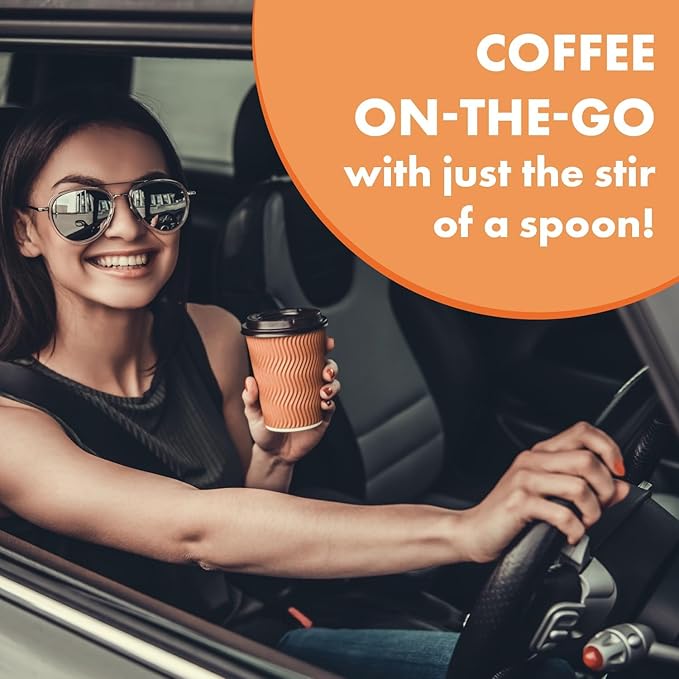 Café Grumpy - Instant Coffee Single Serving - Iced Coffee - Medium Roast - Fresh Ground Arabica Beans Taste - 6 Individual Packets - 1.06 oz (30g)