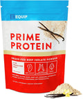 Equip Foods Prime Protein Powder | Clean, Grass Fed Beef Protein Powder | Carnivore Protein Isolate | Paleo, Keto Friendly | Gluten & Dairy Free | Helps Build & Repair Tissue | 30 Servings, Vanilla
