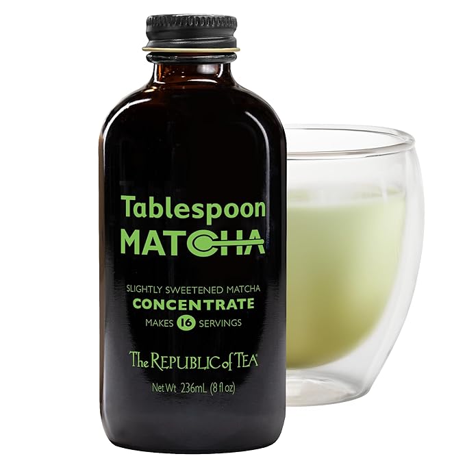 The Republic of Tea – Tablespoon Matcha Concentrate, Japanese Green Tea, 8 oz Makes 16 Servings