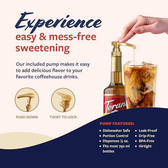Torani Syrup, Caramel, 25.4 Ounces (Pack of 4)