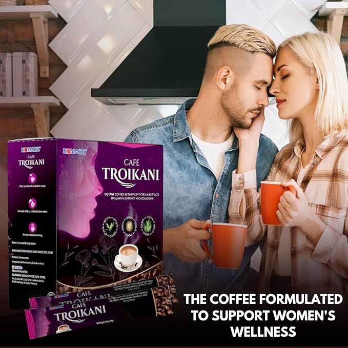 EDMARK Cafe Troikani Coffee Blend for Women - 15gx20 Sachets