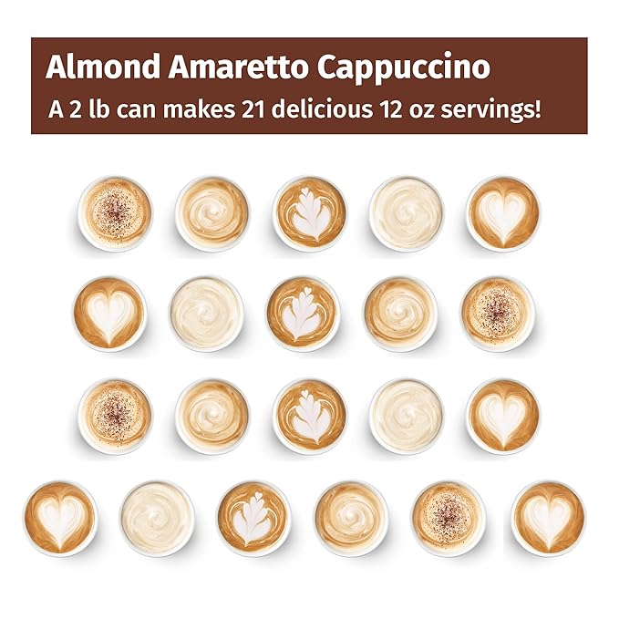 Victorian Inn Instant Cappuccino, Almond Amaretto, 2 Pound (Pack of 1)