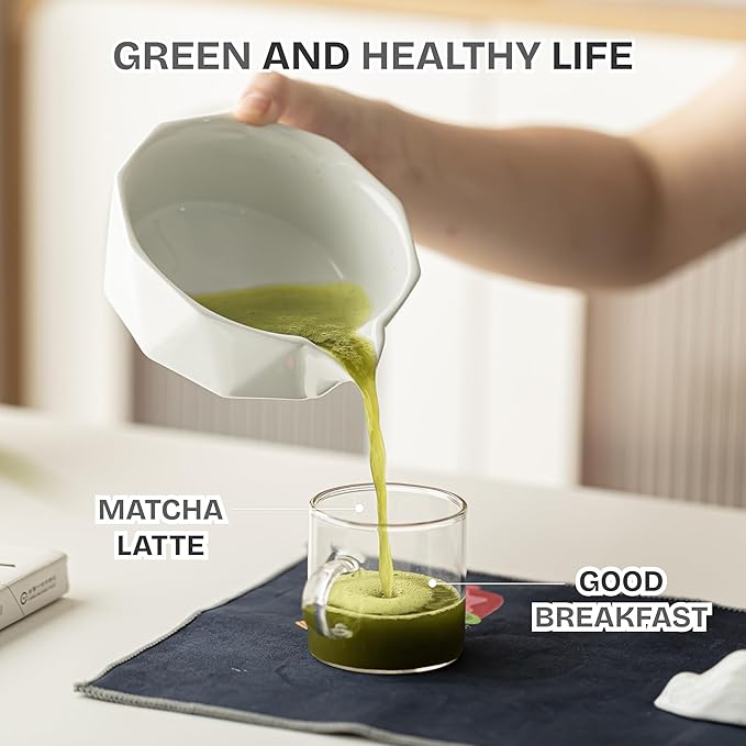 Matcha Whisk Set 8 Pcs Matcha Set with Matcha Bowl (Chawan), Matcha Whisk, Holder & Accessories – Complete Matcha Kit for Ceremony, Traditional Tea Set for Making Latte, Gift for Family & Friends