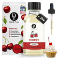 Dolce Flav Cherry Extract – 2 Ounce Oil-Soluble Kosher, Sugar-Free, Concentrated Fruity Flavor for Candy, Chocolates & Desserts, Includes Measured Dropper
