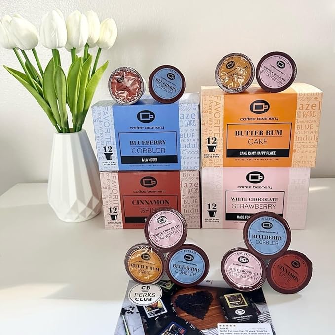 Blueberry Cobbler Coffee Pods by Coffee Beanery | 12ct Medium Roast Arbica Coffee