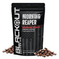 Blackout Coffee Morning Reaper Whole Bean Coffee – Medium Roast, Bold & Smooth Flavor, Non-Bitter – Freshly Roasted 12oz Bag.