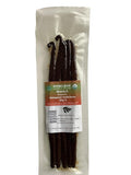 5 Organic Madagascar Vanilla Beans Grade A. Certified USDA Organic. 6"-7.5" Fresh by FITNCLEAN VANILLA for Extract, Paste, Cooking and Baking. NON-GMO Whole Pods