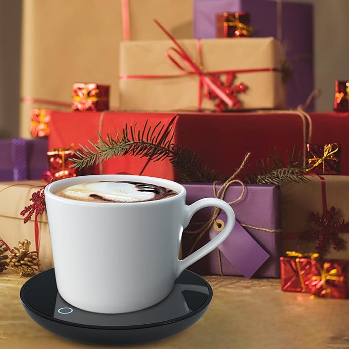 Mug & Tea Warmer - 2 Temp. Settings, Portable, Beverage Warmer for Office & Desk