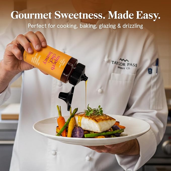Taylor Pass Honey Co Superb Chef, Honey – Raw New Zealand Honey – 12oz (340g) Squeezy | Gourmet-Grade Sweetness | Ethical, Sustainable, Natural Ingredients