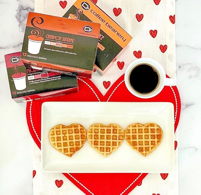 Cinnamon Spice Coffee Pods by Coffee Beanery | 96ct Bulk Flavored Coffee Pods Medium Roast Coffee